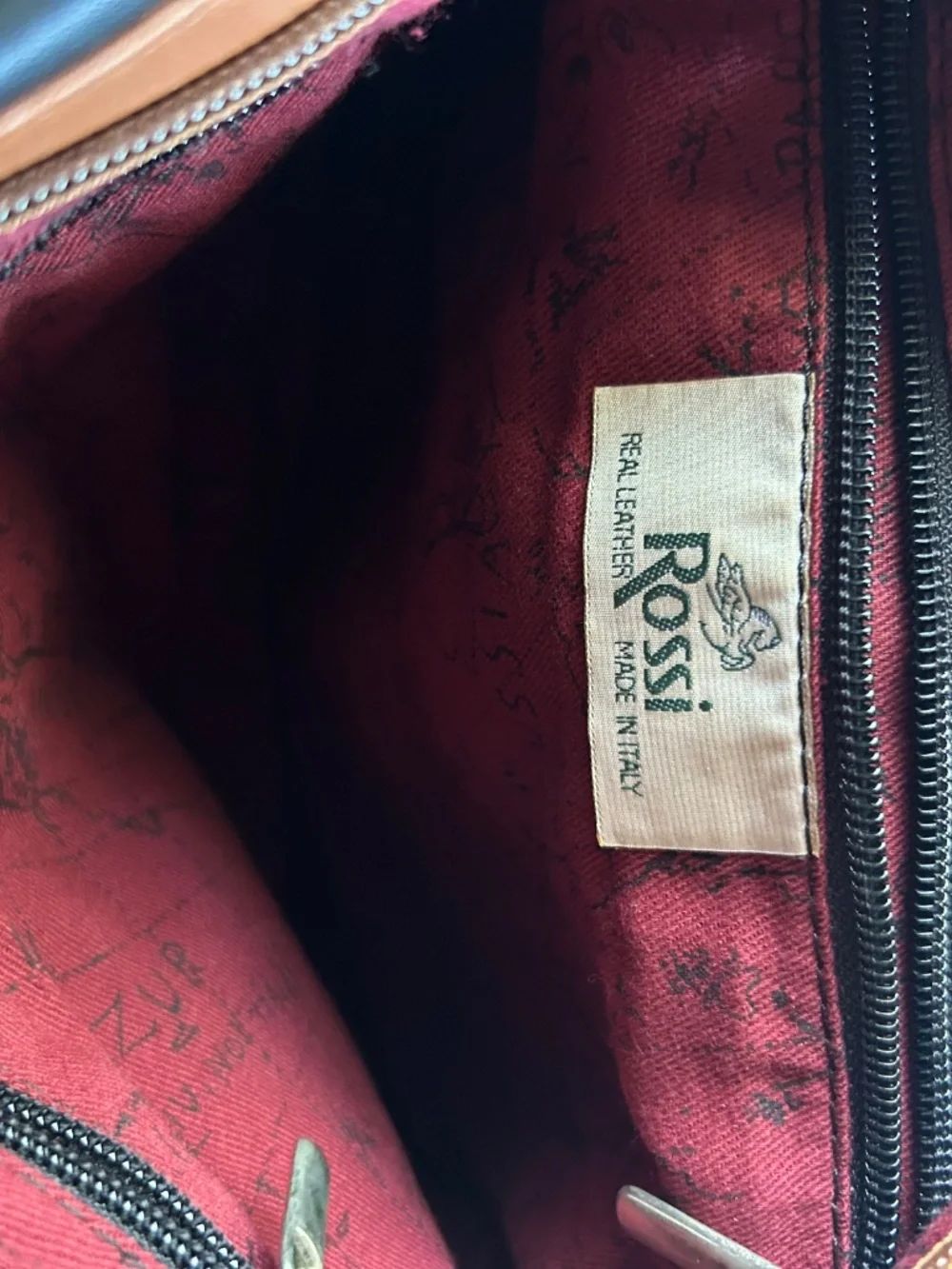 Bruno Rossi Soft Leather Shoulder / Crossbody Bag